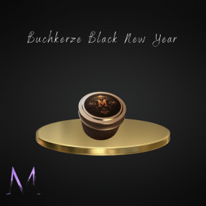 Buchkerze Black New Year