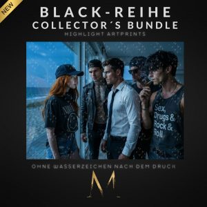 Vorbestellen BLACK-REIHE Collector´s Bundle: 8 + 1 Surprise Highlight Artprints (DIN A5, versandkostenfrei)