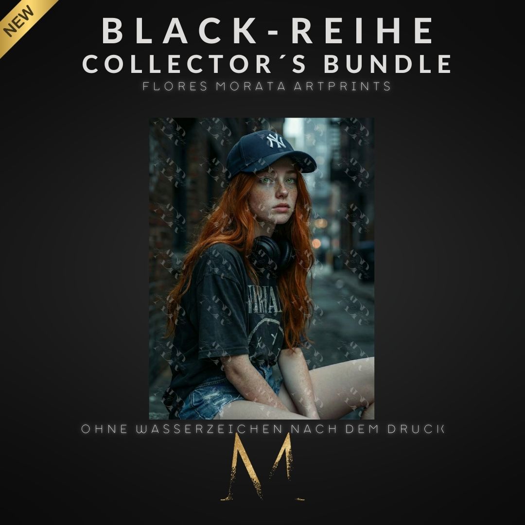 Vorbestellen BLACK-REIHE Collector´s Bundle - 4 Flores Morata Artprints (DIN A6, versandkostenfrei) – Bild 4