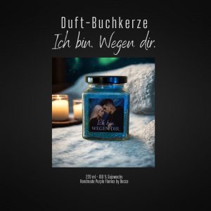 Buchkerze - Ich bin. Wegen dir. (limitiert)