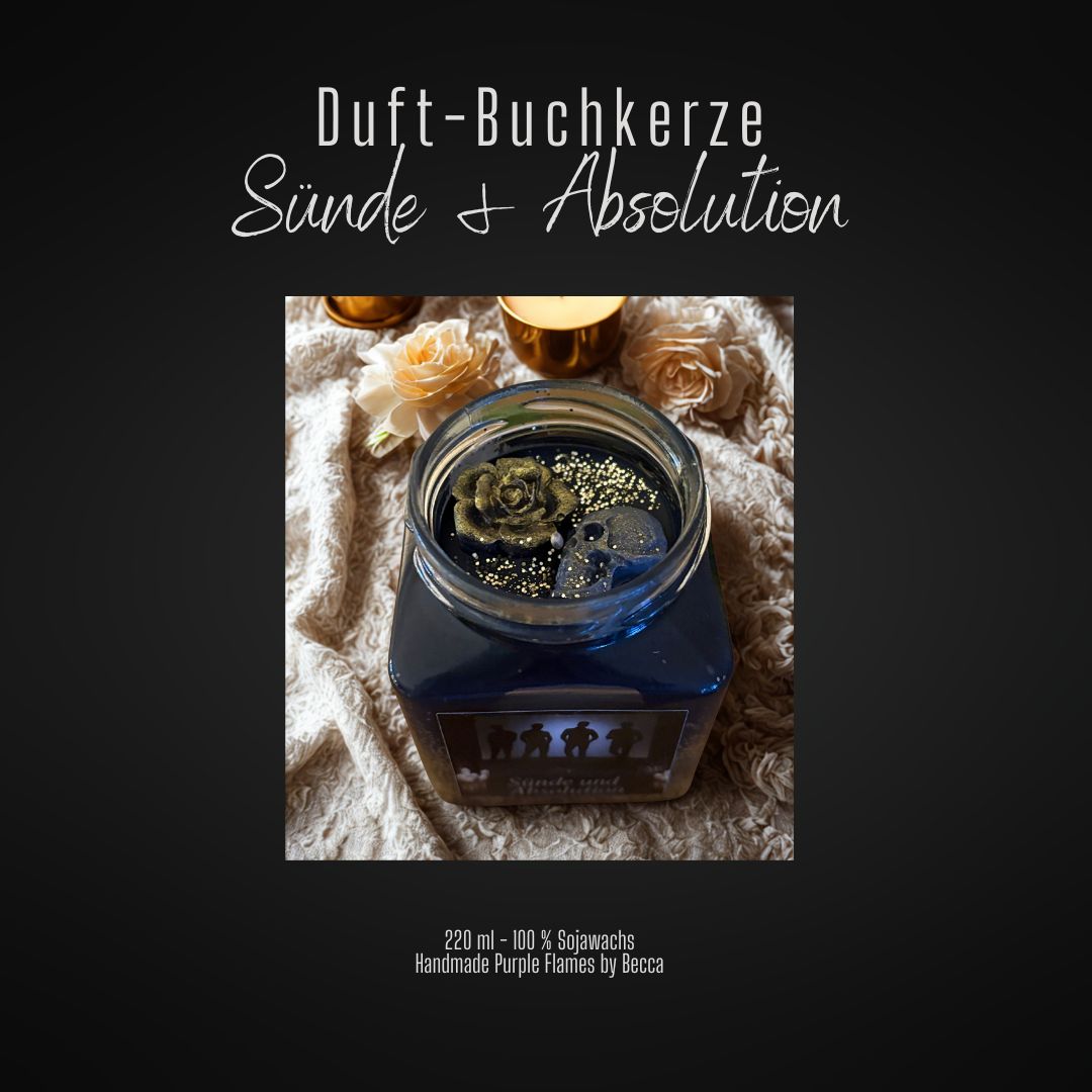 Buchkerze Sünde & Absolution (limitiert) – Bild 2