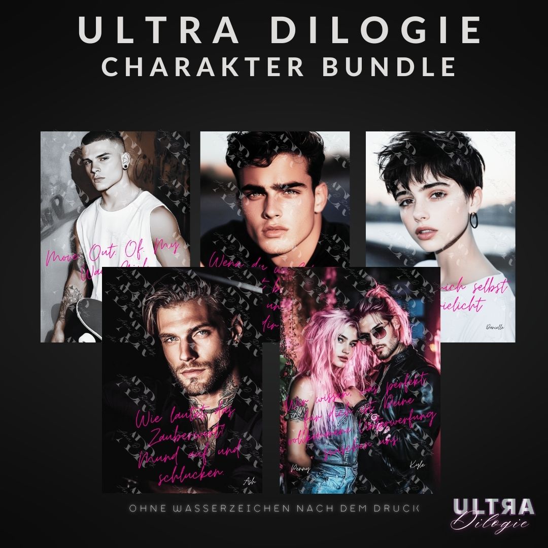 ULTRA Dilogie: 5 Charakter Artprints (DIN A6, versandkostenfrei)