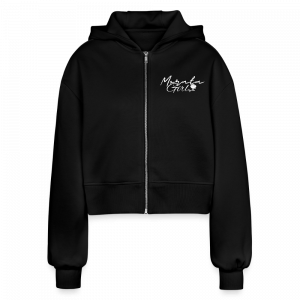 Morata-Girl-Frauen Oversized Cropped Strickjacke