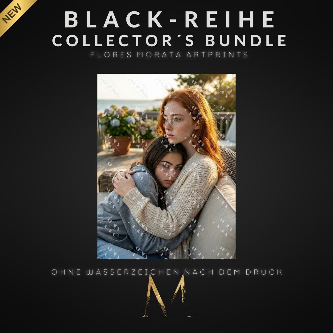 Vorbestellen BLACK-REIHE Collector´s Bundle - 4 Flores Morata Artprints (DIN A6, versandkostenfrei) – Bild 2