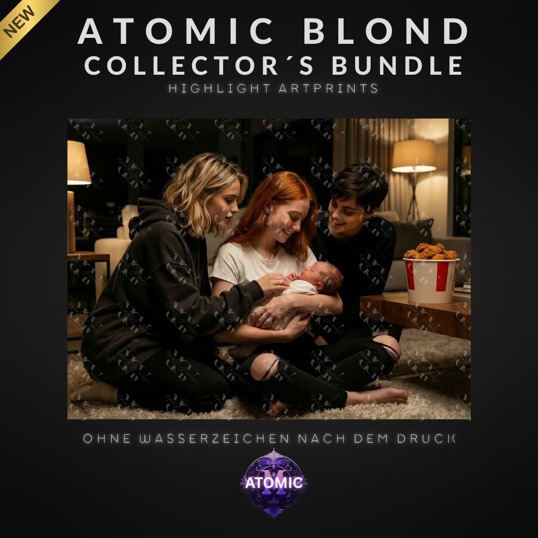 Atomic Blond Collector´s Bundle: 7 Highlight Artprints (DIN A6 versandkostenfrei) – Bild 7