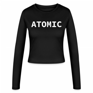 ATOMIC-Frauen Slim Fit Langarmshirt